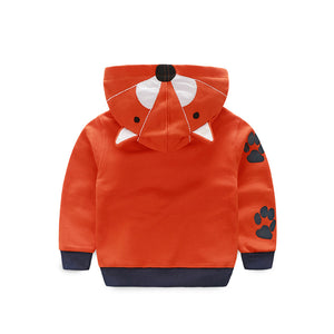 Fox Cartoon Jacket Hooded - Free Shipping to N.A.