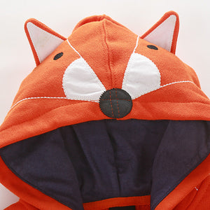 Fox Cartoon Jacket Hooded - Free Shipping to N.A.