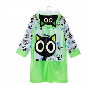 Long Style Kids Raincoat - Free Shipping to N.A.