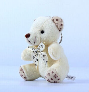 10cm Teddy Bear Plush Toy pendant keychain - Free Shipping to N.A.