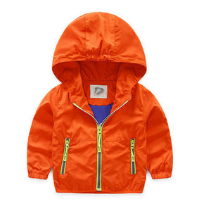 Spring Autumn Kids Jacket Boys Girls Windbreaker - Free Shipping to N.A.