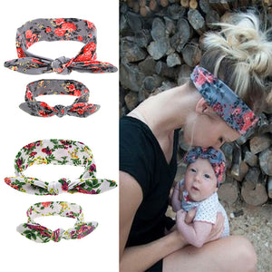 2Pcs/Set Mom and Me Boho Turban Headband, super cute!