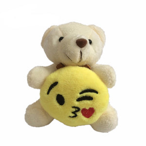 8cm Plush Teddy Bear Pendant Key Ring - Free Shipping