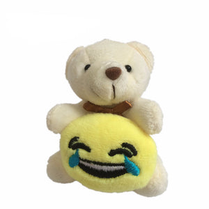 8cm Plush Teddy Bear Pendant Key Ring - Free Shipping