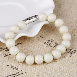 20cm Faux Pearl Charm Bracelet - Free Shipping to N.A.