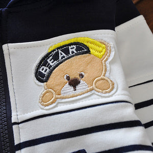 Cotton Bear Embroidery Jacket - Free Shipping to N.A.