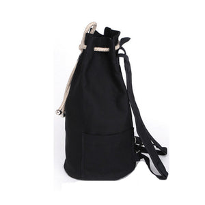 48cm Canvas bucket bag Backpacks with Drawstring backpack  - Free Shipping to N.A.