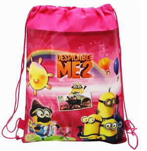 34x27cm Cartoon Despicable Me Drawstring Kids Bag Backpack Beach Bag - Free Shipping N.A.