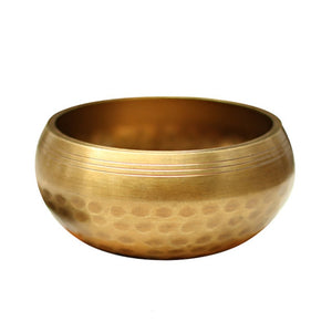 Nepal handmade Tibet Buddha sound bowl Yoga Meditation Chanting Bowl Brass Chime Handicraft music therapy Tibetan Singing Bowl