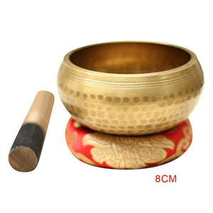 Copper Buddha Sound Bowl Yoga Meditation Instruments Singing Bowl Handicraft Music Therapy Tibetan Bowl Home Decoration Bowls #