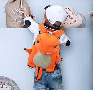 33cm Large Size Cartoon Kids Backpacks Waterproof Dinosaur - Free Shipping to N.A.