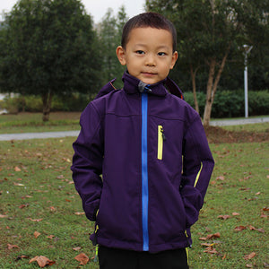 Kids Softshell Windbreaker Jacket Waterproof Free Shipping to N.A.