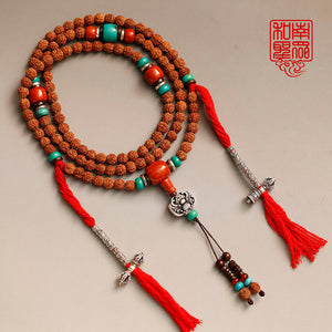 40cm x 108 rosary beads Tibetan benmingnian bracelet - Free Shipping to N.A.