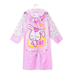 Long Style Kids Raincoat - Free Shipping to N.A.