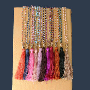 Buddha Necklace / Tassel Necklace - Free Shipping Throughout North America - Please allow 15-30 days