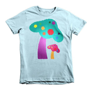 Puddle Season short sleeve kids t-shirt mozaic