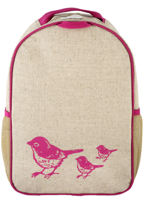 Pink Birds Toddler Backpack