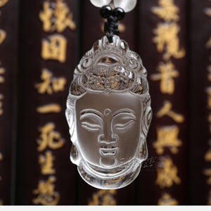 Crystal Buddha  Necklace & Pendant - Free Shipping Throughout North America - Please allow 15-30 days