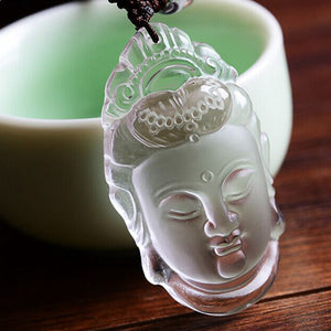 Crystal Buddha  Necklace & Pendant - Free Shipping Throughout North America - Please allow 15-30 days