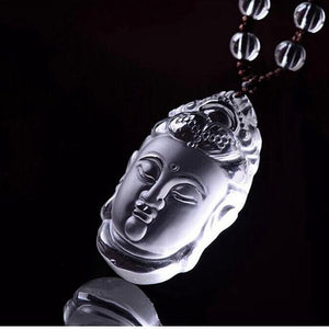 Crystal Buddha  Necklace & Pendant - Free Shipping Throughout North America - Please allow 15-30 days