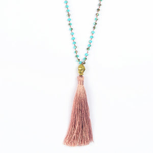 Buddha Necklace / Tassel Necklace - Free Shipping Throughout North America - Please allow 15-30 days