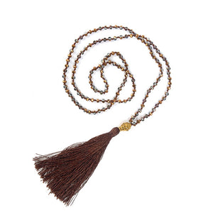 Buddha Necklace / Tassel Necklace - Free Shipping Throughout North America - Please allow 15-30 days