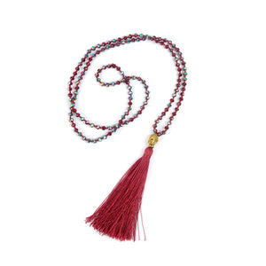 Buddha Necklace / Tassel Necklace - Free Shipping Throughout North America - Please allow 15-30 days