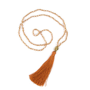 Buddha Necklace / Tassel Necklace - Free Shipping Throughout North America - Please allow 15-30 days