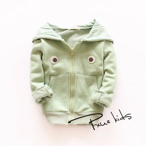 Boys and girls Coats Rabbit style cotton coat Unisex children hoodies - Free Shipping to N.A.