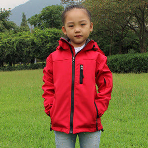 Kids Softshell Windbreaker Jacket Waterproof Free Shipping to N.A.