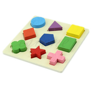 Kids Baby Wooden Learning Montessori Early Educational Toy Geometry Puzzle - Free Shipping to N.A.