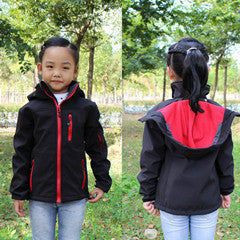 Kids Softshell Windbreaker Jacket Waterproof Free Shipping to N.A.