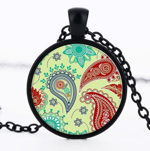 Mandala necklace - Free Shipping Throughout North America - please allow 15-30 days