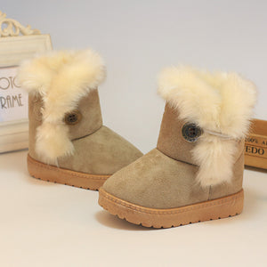 Thick Warm Winter Boots Suede - Free Shipping to N.A.