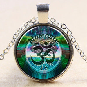 Casual OM Pendant & Necklace - Free Shipping Throughout North America - Please allow 15-30 days