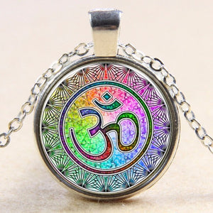 Casual OM Pendant & Necklace - Free Shipping Throughout North America - Please allow 15-30 days