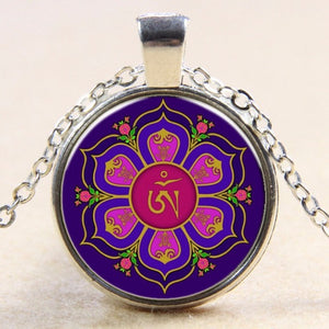 Casual OM Pendant & Necklace - Free Shipping Throughout North America - Please allow 15-30 days