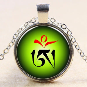 Casual OM Pendant & Necklace - Free Shipping Throughout North America - Please allow 15-30 days