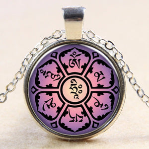 Casual OM Pendant & Necklace - Free Shipping Throughout North America - Please allow 15-30 days