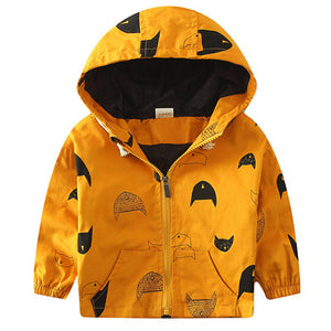 Hooded Jacket Windbreaker Bomber Jacket Spring & Autumn - Free Shipping to N.A.