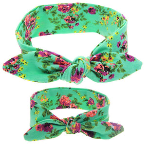 2Pcs/Set Mom and Me Boho Turban Headband, super cute!