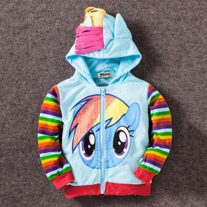 Cute Pony Kids Cartoon Jacket - Free Shipping to N.A.