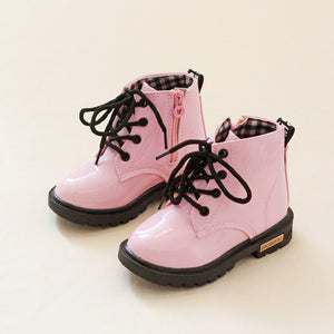 Candy Color patent leather boots - Free Shipping to N.A.