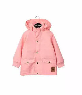 Spring/Autumn Toddler, Boy's & Girl's Windbreaker, Full-zip Wind Rain Jacket Hoody Water Resistant Outerwear - Free Shipping to N.A.