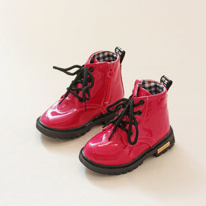 Candy Color patent leather boots - Free Shipping to N.A.