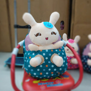 25cm Rabbit Kids School Backpack with Removable Doll - Free Shipping to N.A.