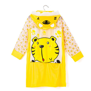 Long Style Kids Raincoat - Free Shipping to N.A.