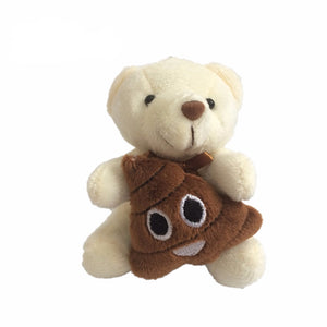 8cm Plush Teddy Bear Pendant Key Ring - Free Shipping