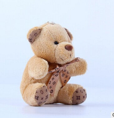 10cm Teddy Bear Plush Toy pendant keychain - Free Shipping to N.A.
