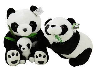25CM Sitting Mother and Baby Panda - Free Shipping to N.A.
